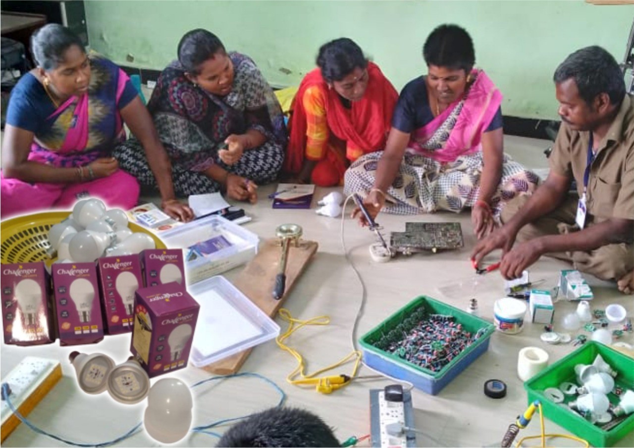 Farm Women Now To Make Eco-Friendly and Cost-Effective LED Bulbs After Undergoing Training